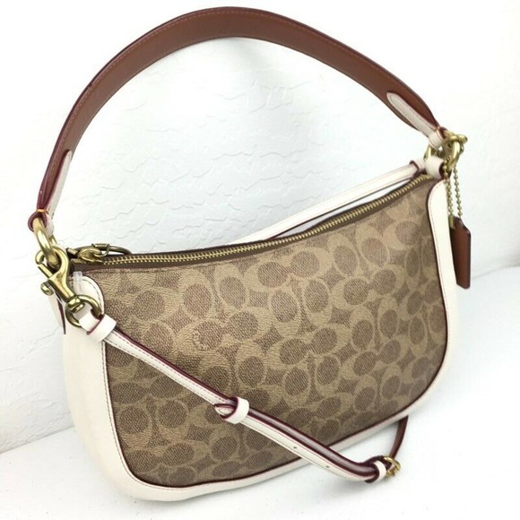 Coach Bags Coach Sutton Crossbody Handbag Bag Tan Signature Purse